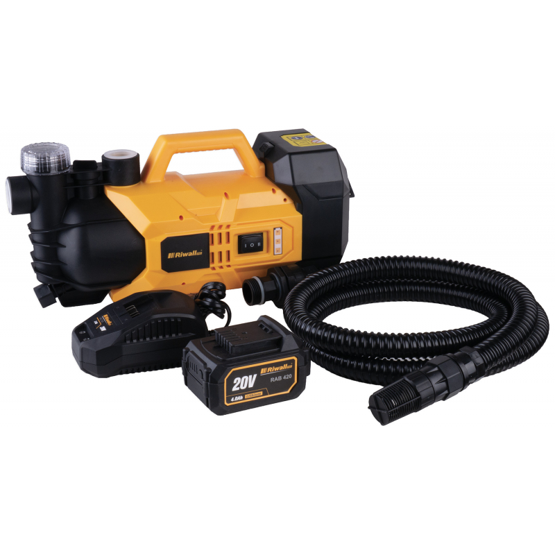 �erpadlo AKU 4Ah,nab�je�ka Riwall Pro RAJP 2820 set 20V