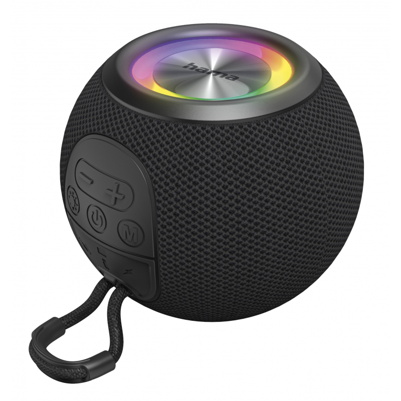 Reproduktor Hama Ball, bluetooth LED podsv�cen�, �ern�