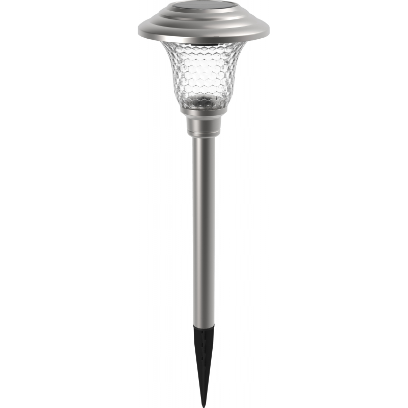 Lampa solár kov/sklo 40cm, 15lm 3000K RGL 114