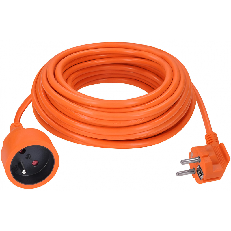 Prodlužovák 16A/10m max.3680W 3x1,5 mm2, oranžový