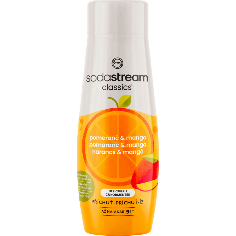 SODASTREAM příchuť Pomeranč & Mango Zero 440 ml