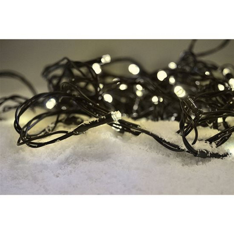 Světelný řetěz 20 LED, 3m, 3x AA, teplé světlo