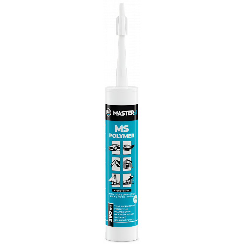 290ml tmel a lepidlo Polymer Mastersil, čirá