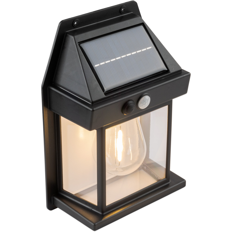Sv�tlo sol�r, PIR �idlo 100lm/1200mAh �ern�