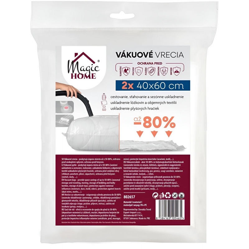 2x vak s ventilem pro ods�v�n�  40 x 60 cm MagicHome
