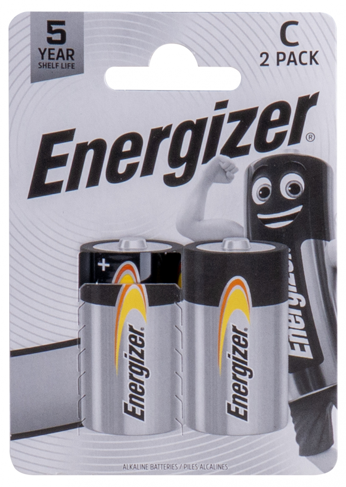 2x alkalická baterie Energizer Everyday LR14 C malý monočlánek