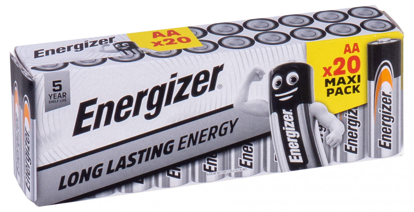 20x baterie Energizer Everyday alkalick� tu�kov� AA LR6