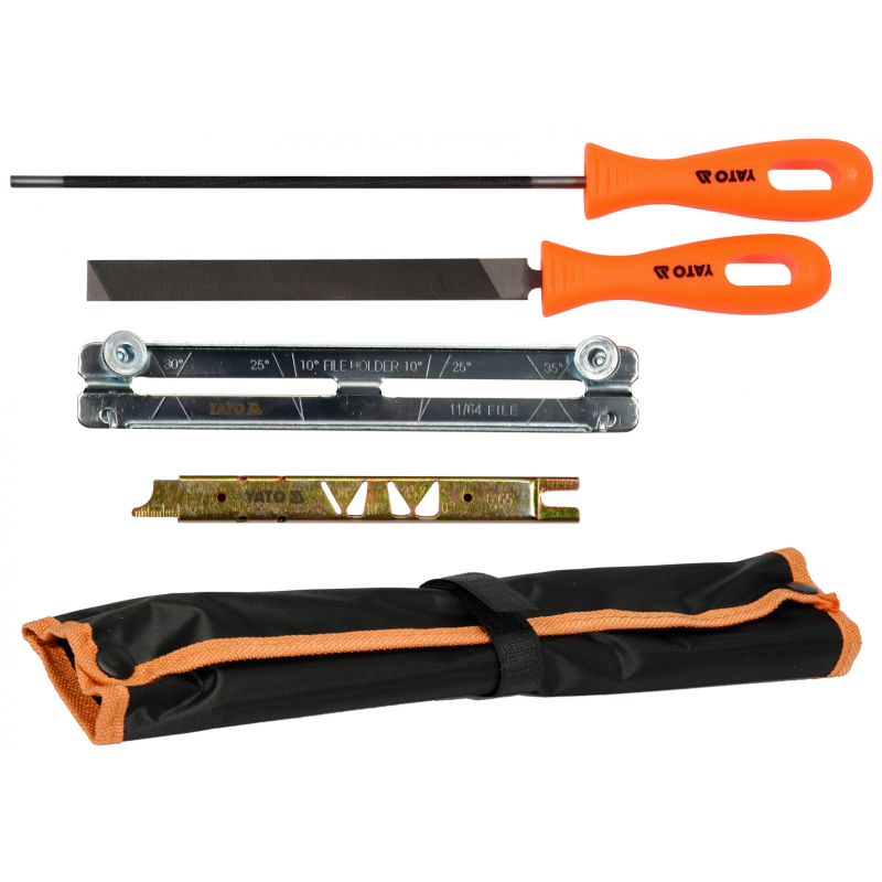 Sada pro ostření 3/8" pilových řetězů, 4,0mm Yato