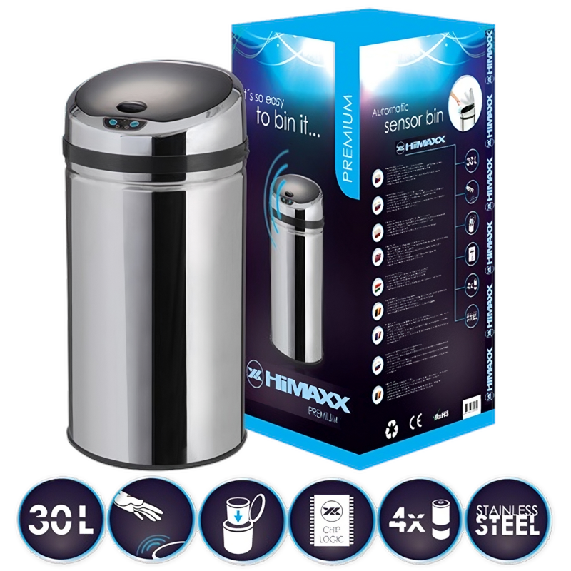 Koš odpadkový HiMAXX senzorový Premium 30L bezdotykový