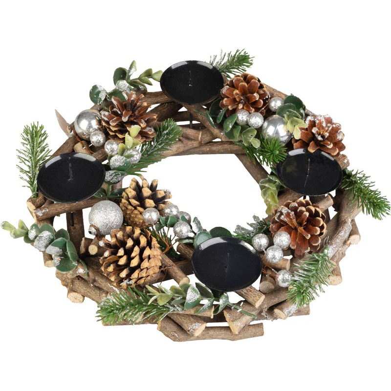 Věnec adventní přírodní 30 cm
