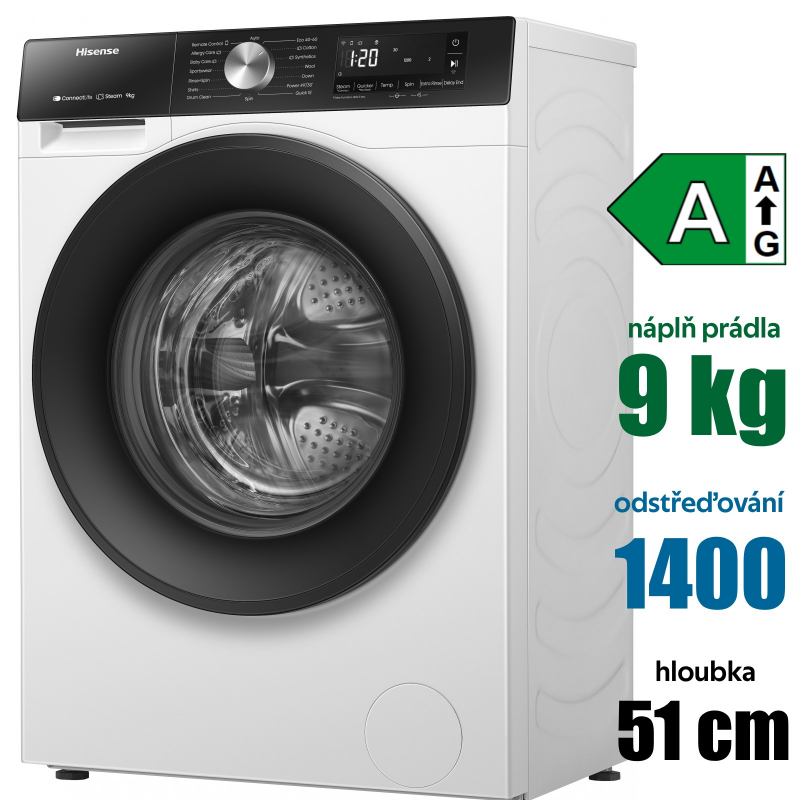 Pračka HISENSE WF3S9043BW1 