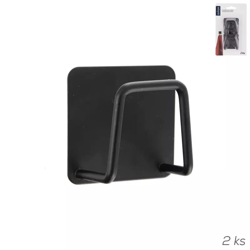 2x h��ek kov nalepovac� �tverec BLACK
