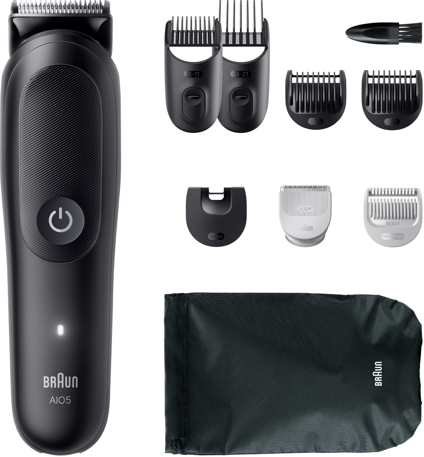Zastřihovač vlasů a vousů BRAUN AIO 5540 Series 5 9v1