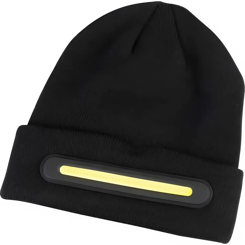 Čepice LED 140lm/750mAh IP65 černá