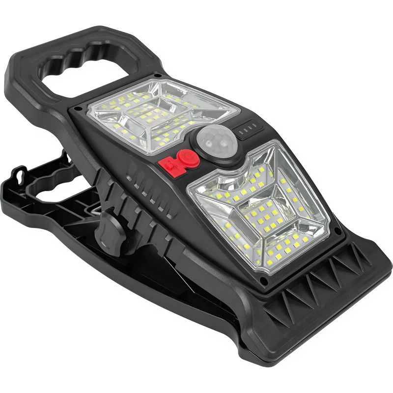 Lampa 22cm čidlo, solár 600lm/1200mAh clip Strend Pro