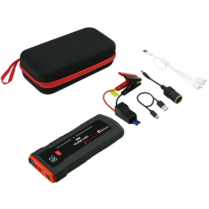 Powerbanka 16000mAh/4000A JUMP STARTER Compass 07165