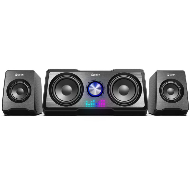 Reproduktory C-TECH SPK-16, 2.2, RGB, černé