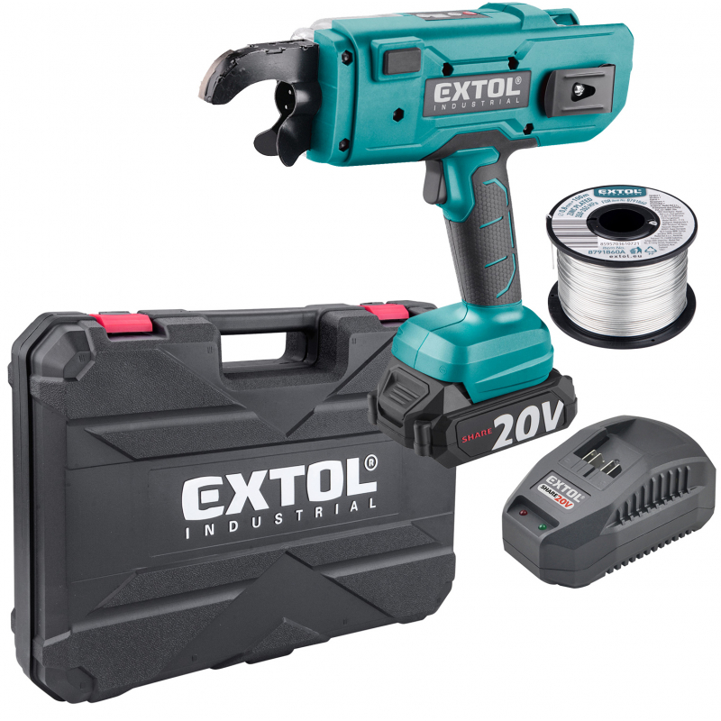 Vazač armatur AKU 2Ah Extol Industrial 8791860 SHARE 20V