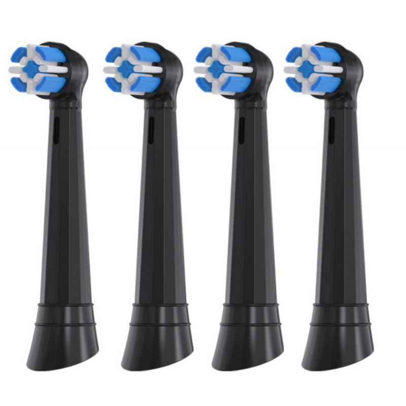4x kartáček náhradní NK22 pro Braun Oral-B iO Gentle Care, černý