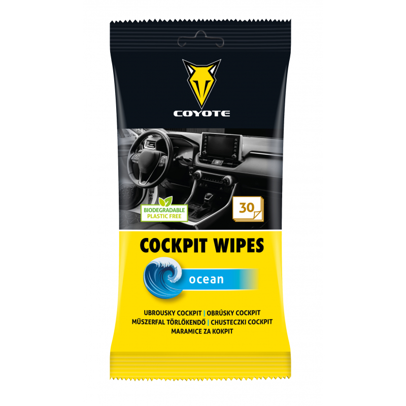 30x čisticí ubrousek COYOTE Cockpit Oceán