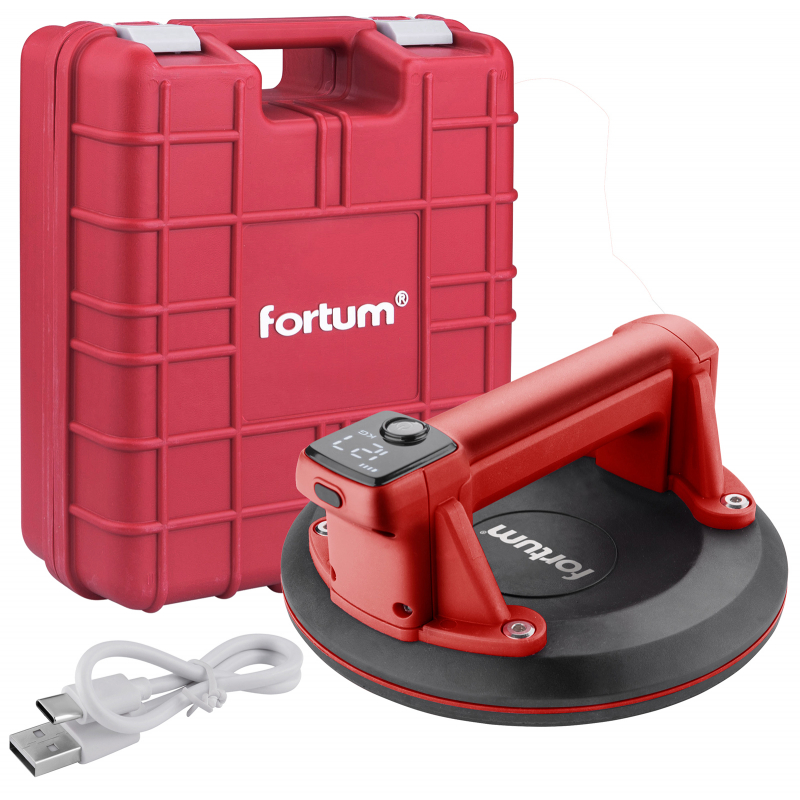 Přísavka AKU 150kg/200mm s udržováním podtlaku Fortum 4780872