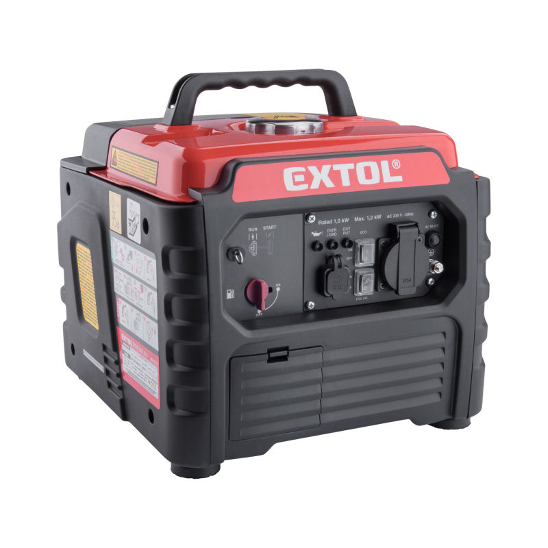 Elektrocentrála 1,2kW invertorová, benzín EXTOL Premium 8895551