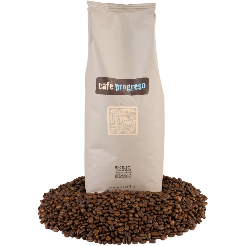 Káva Cafe Progreso EXCELSO 100 % Arabica 1kg zrnková