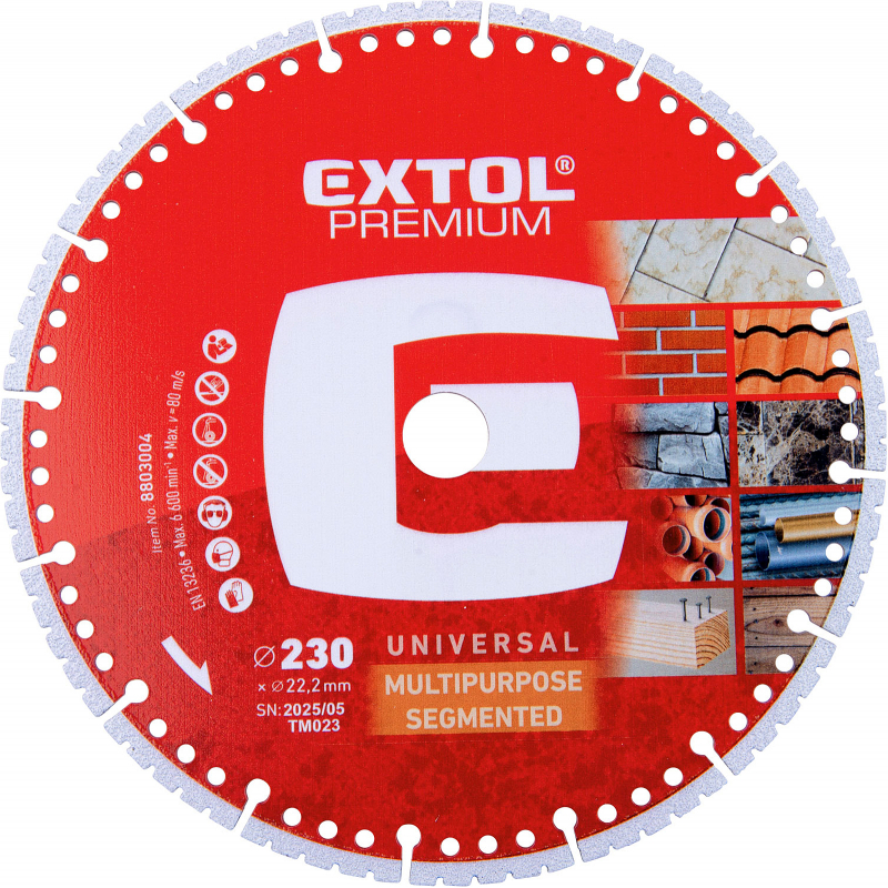 Kotou� diamant MULTI 230x3mm Extol Premium