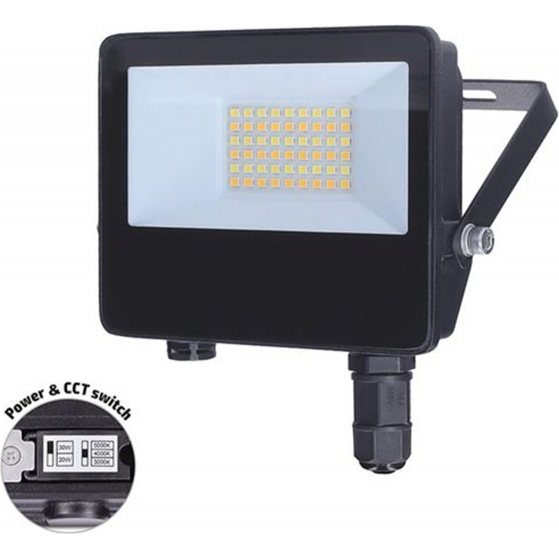 LED reflektor 2600 lm regulace v�konu a barvy sv�tla CCT Solight WM-20W-T