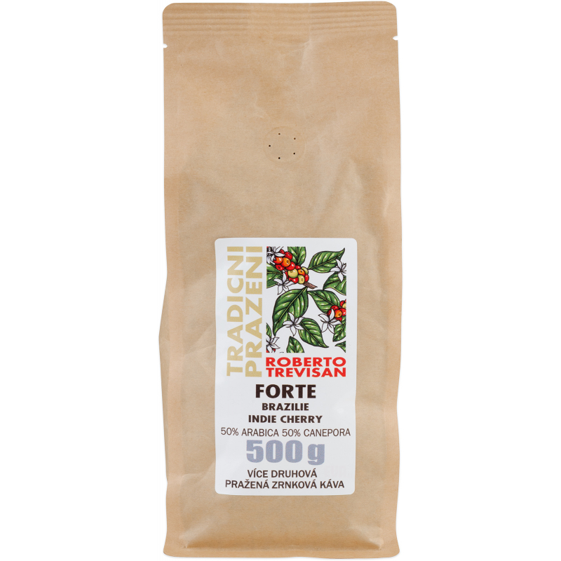 Káva směs Brazílie/Indie 50/50 Roberto Trevisan 500g