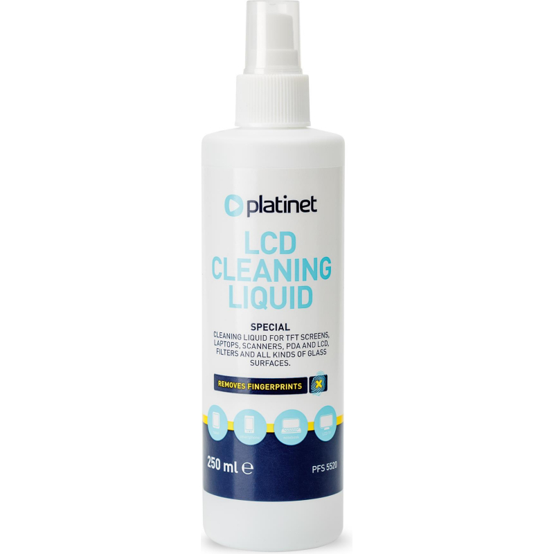Čistič displejů, monitorů a obrazovek Platinet 250 ml