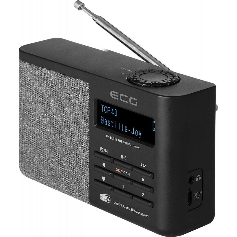 Rádio ECG RD 250 DAB Black