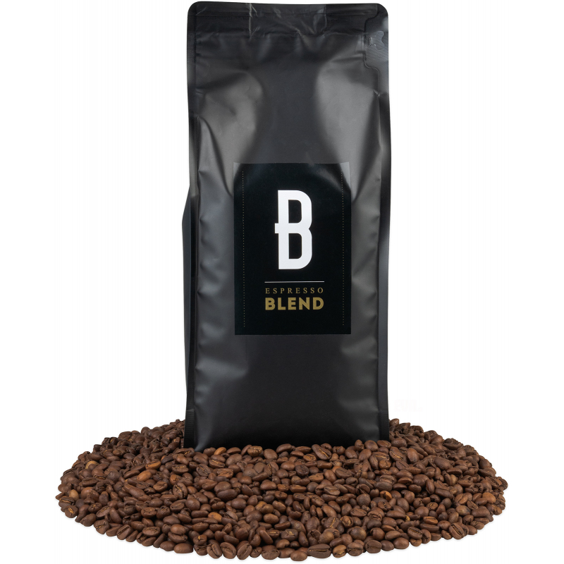 Káva BLEND Espresso 80/20 Arabica/Robusta 1kg zrnková