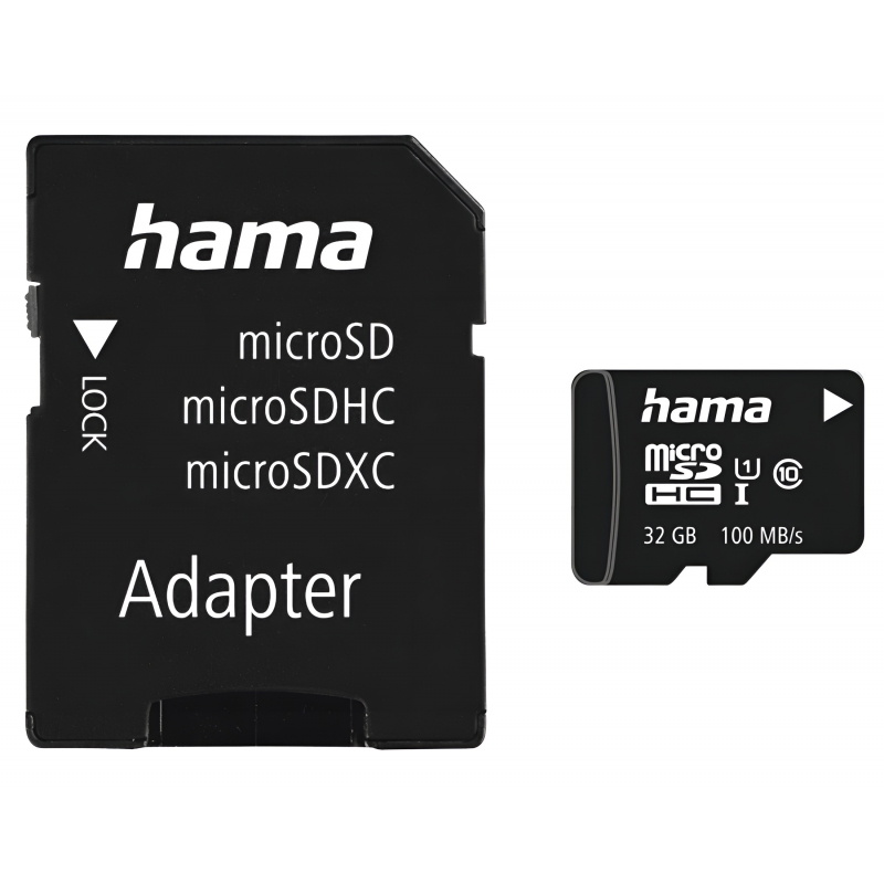 Karta paměťová microSDHC 32 GB Hama Class 10 UHS-I