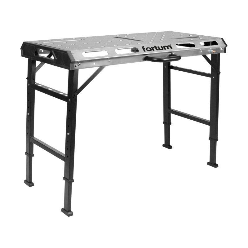 Stůl svařovací 454 kg 107x53x70-935mm kovový, skládací Fortum 4759970