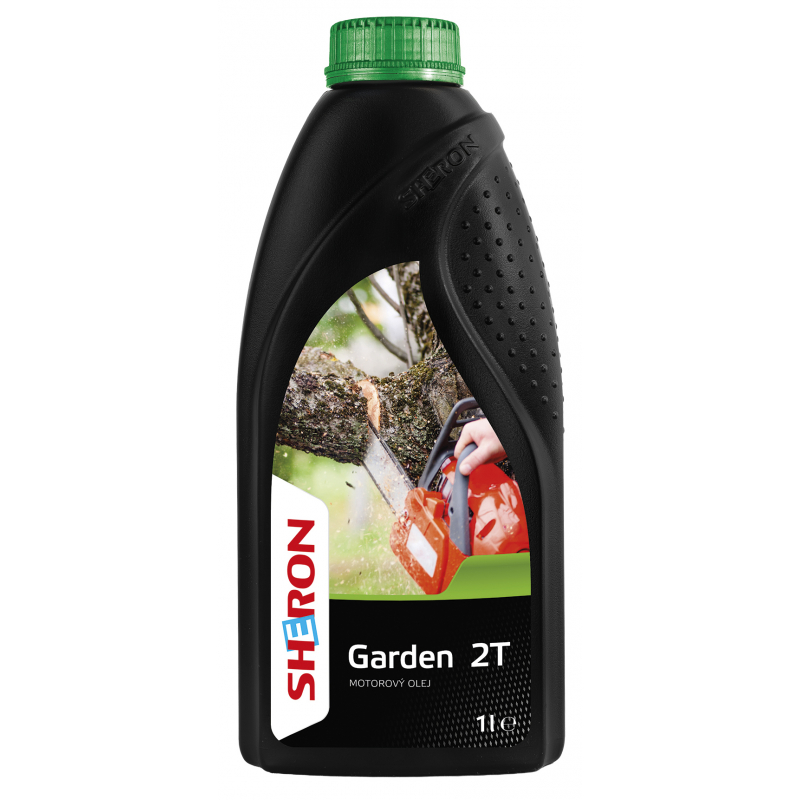 Olej 1l 2T motorový, minerální Sheron Garden
