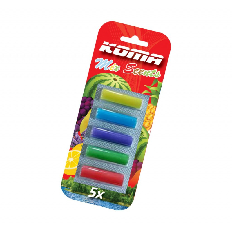 5x vůně do vysavače KOMA mix vůní