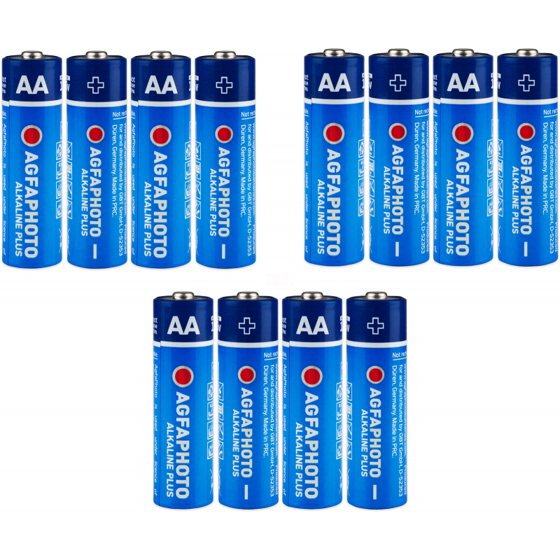 12x alkalick� baterie Agfa AA, LR6