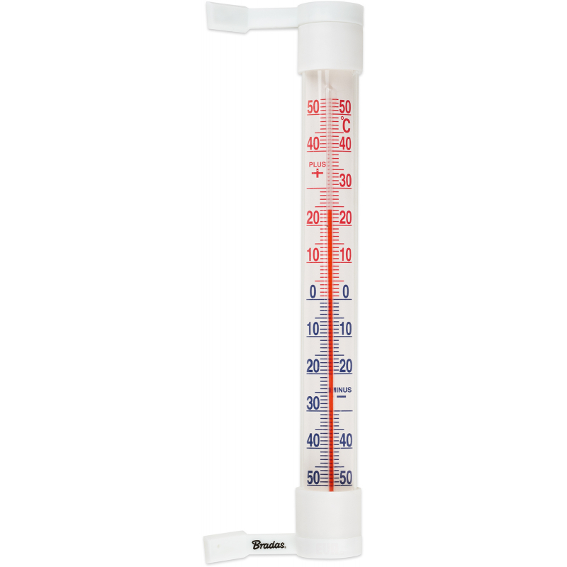 Teploměr okenní plastový 24 cm