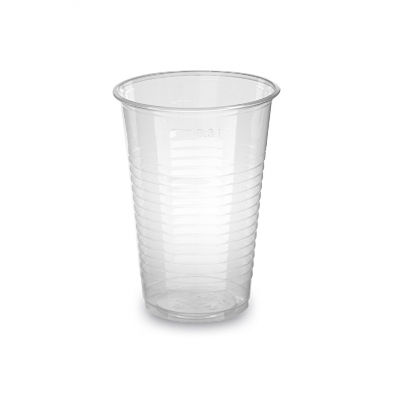 100x kelímek plastový 300ml průhledný