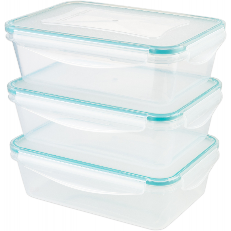 3x dóza UH s těsněním MagicHome CLIP 1,35l obdélníková