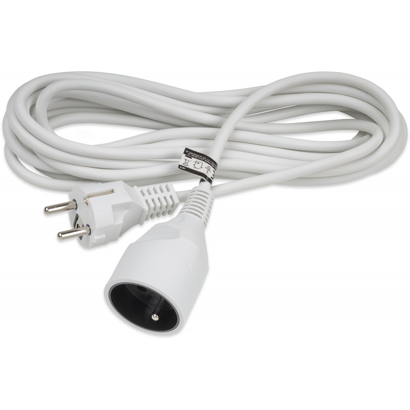 Prodlužovák 5 m spojka 3x1 mm, max.2300W, 10A