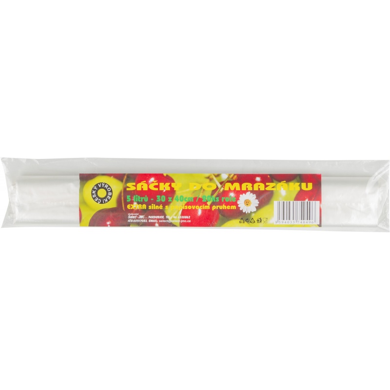 Sáčky zamrazovací s popisem 300 x 400 mm, 20 ks, 20µm