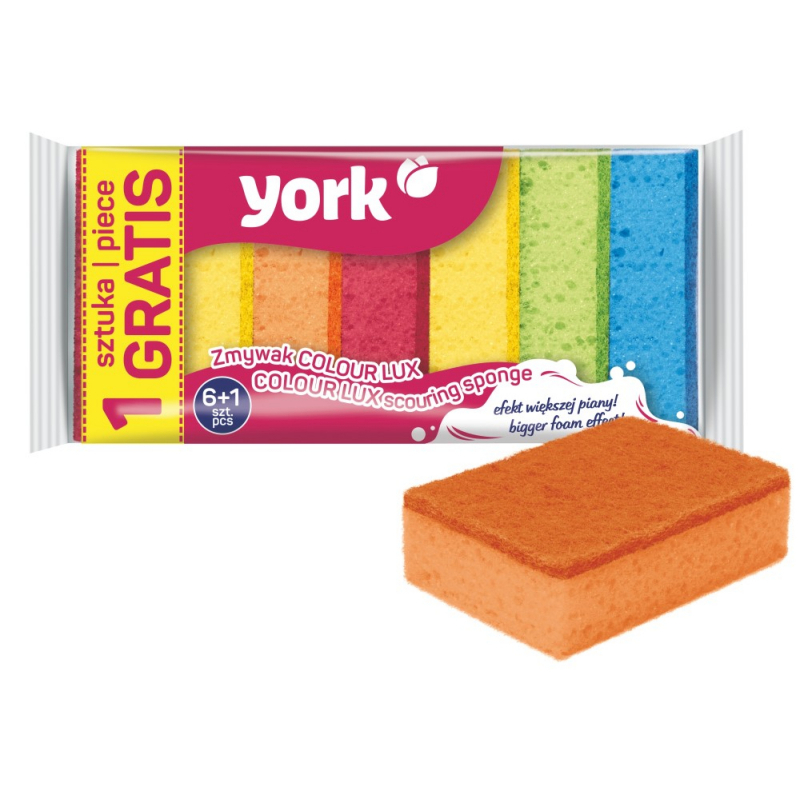 7x houbičky na nádobí York COLOUR LUX