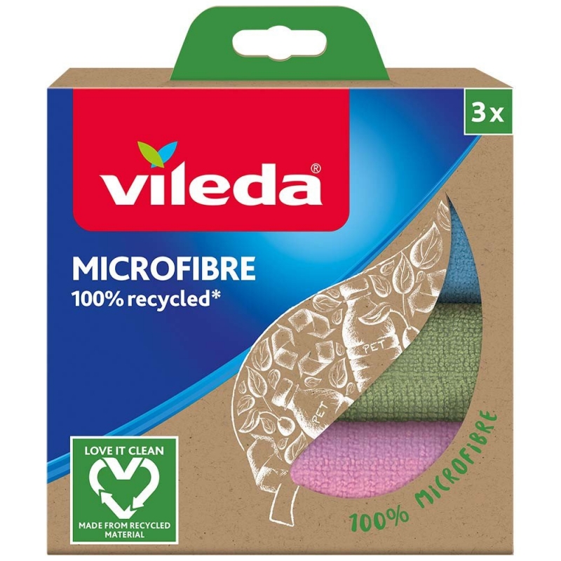 Vileda mikrohadřík z recyklovaných vláken 3ks