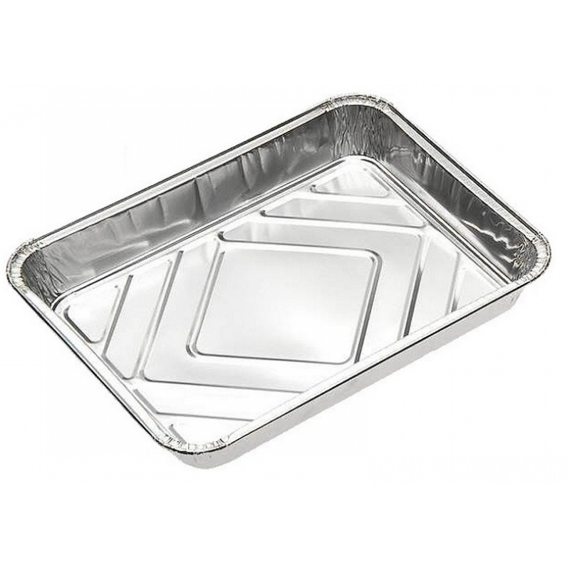 5x miska hranat� hlin�kov� na gril 14 x 20,5 cm