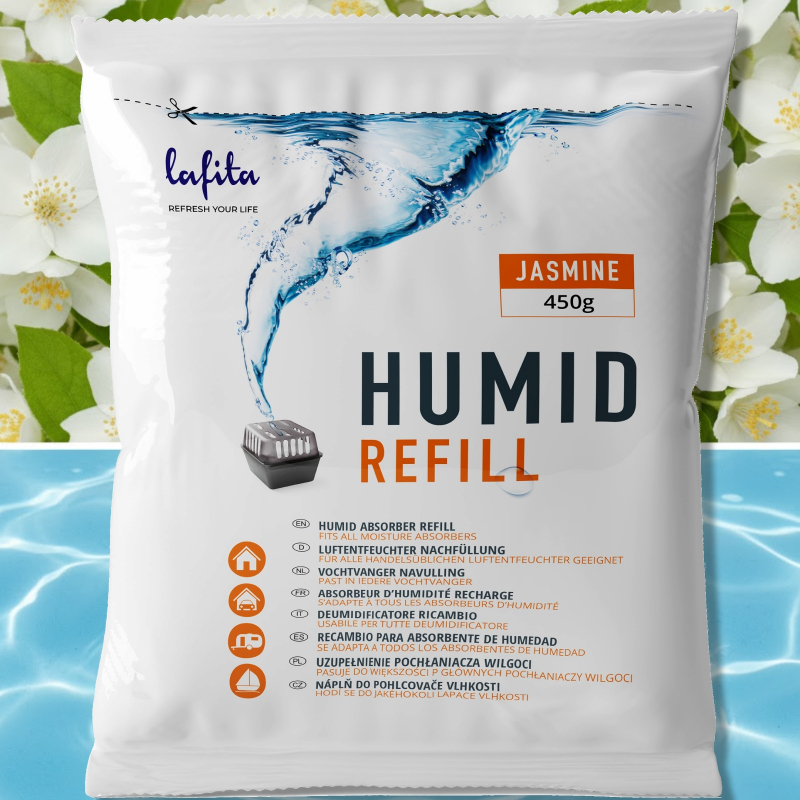 Náplň do pohlcovače vlhkosti Lafita jasmín 450g