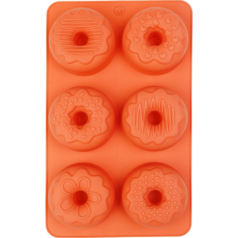 Forma silikonová na 6 donutů