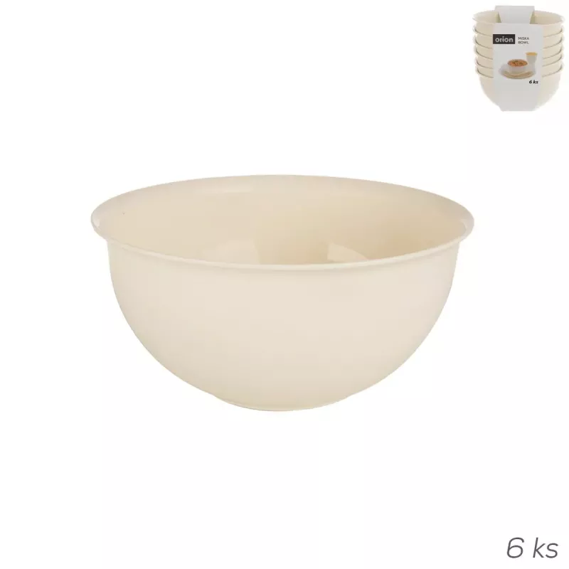 6x miska UH Sandy 13cm 0,5l smetanová