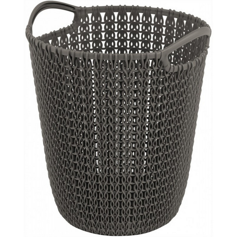 Koš na papír Curver KNIT šedohnědý
